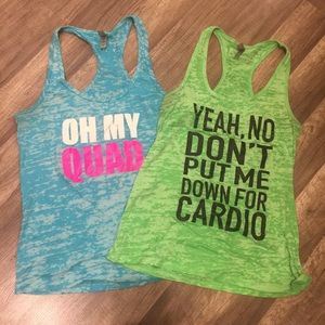 Bundle of 3 workout tanks!!